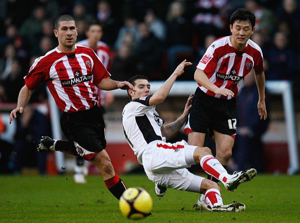 蒙哥马利和孙继海，在谢菲尔德联队